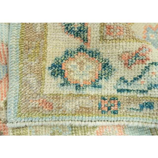 Textile Turkish Oushak Rug 2'4" x 4'10" #20122 For Sale - Image 7 of 8