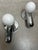 Vintage Wall Lamps in Chrome and Opaline, 1960s, Set of 2 For Sale - Image 9 of 9