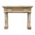 French Louis XVI Neoclassical Style Carved Wood Fireplace Mantel For Sale