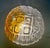 Amber Crystal Plate Glass Ceiling Light, 1978 For Sale - Image 4 of 6