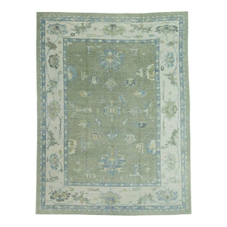 Turkish Oushak Rug 11'10" x 15'7" #19180 For Sale