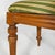 Mid 19th Century Antique Italian Wood and Colored Striped Silk Chairs, 1850s, Set of 4 For Sale - Image 5 of 18