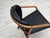 Danish Armchair in Rattan and Black Leatherette, 1970s For Sale - Image 16 of 18