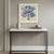 A striking botanical study featuring the elegant blooms of a magnificent blue iris, faithfully reproduced from an original...