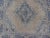 Turkish Oushak Gallery Rug in Muted Blue and Cream With Geometric Design 5'0 X 12'5 For Sale - Image 9 of 12
