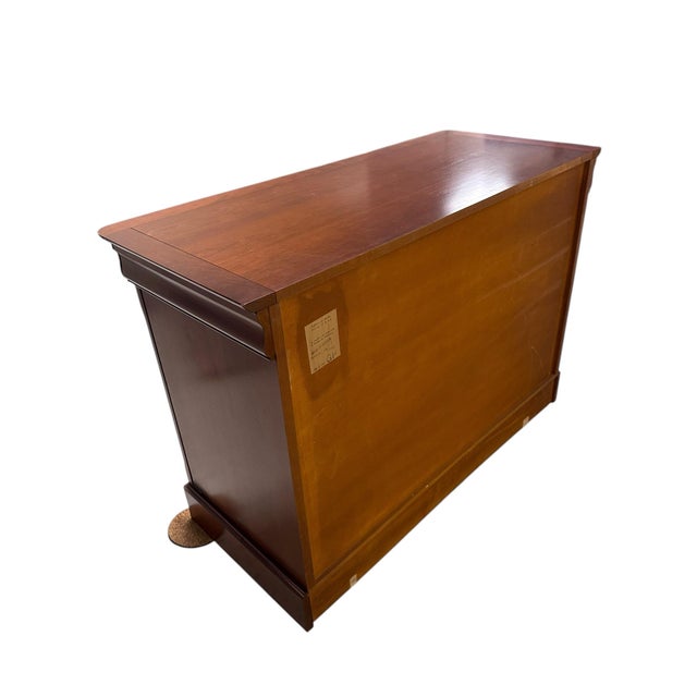 Vintage Grange Louis Philippe Three Drawer Cherry Commode / Chest of Drawers For Sale - Image 9 of 11
