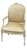 French Antique 19th C French Louis XV XVI Transitional Arm Chair For Sale - Image 3 of 4
