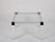 Metal Square Coffee Table in Aluminum and Glass by Gae Aulenti, Italy, 1970s For Sale - Image 7 of 12
