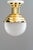 Metal Art Deco Ceiling Lamp with Original Glass by Otto Prutscher, 1920s For Sale - Image 7 of 17