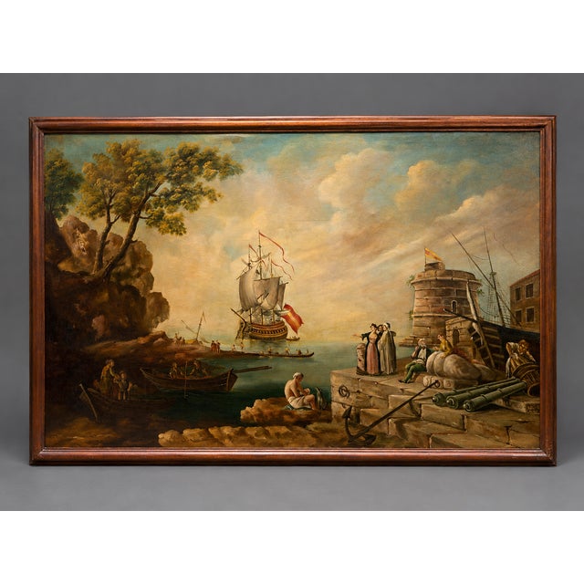Brown Landscape Composition, 1920s, Oil Painting on Canvas For Sale - Image 8 of 8