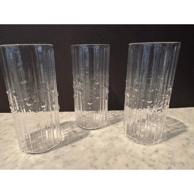 Iittala Set of Twelve Mid-Century Niva High Ball Glasses by Tapio Wirkkala for Iittala Finland For Sale - Image 4 of 4