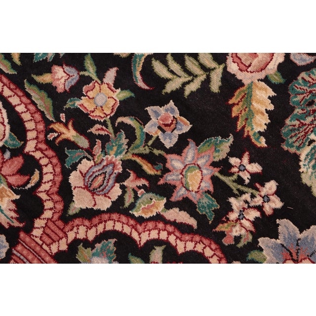 1990s Elegant Heritage 1990's Black/Rust Wool Rug - 8'0'' X 10'0'' For Sale - Image 5 of 9
