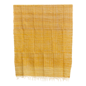 Organic Peace Silk Throw, Marigold Field