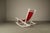 Wood Deauville Rocking Chair by Gilles Sermadiras for Maison Et Jardin, France, 1950 For Sale - Image 7 of 16