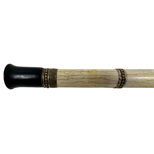 1900 - 1909 Early 20th Century Antique Chinese Opium Pipe, Late Qing Dynasty, Handcrafted Art For Sale - Image 5 of 12