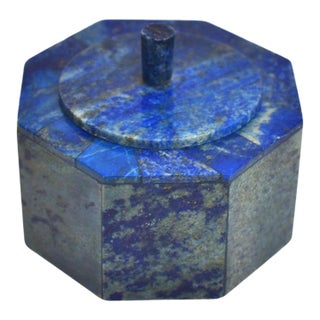 Natural Lapis Lazuli Box For Sale