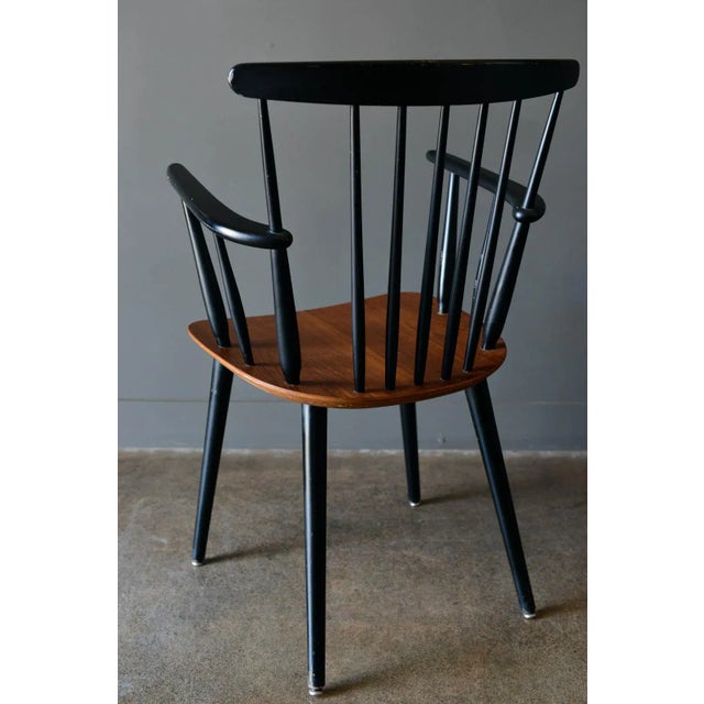 Farstrup Danish Spindle Back Arm Chair by Thomas Harlev for Farstrup, 1960 For Sale - Image 4 of 12