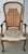Late 20th Century Late 20th Century Louis XV Style Brass Nail Studded, Caned and Partial Upholstered Fauteuil For Sale - Image 5 of 11