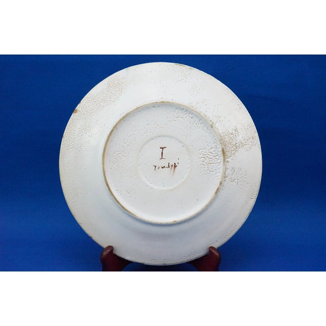 Vintage Ceramic Plate with Horse by Orfeo Tamburi, 1940s For Sale - Image 14 of 18