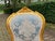 1950s French Louis XVI Gold Beech Damask Side Chairs - Pair For Sale - Image 6 of 9