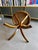 Vintage CCFM Bentwood Martini Table Mid Century Modern Cane Rattan Side Stand Thonet Style For Sale - Image 11 of 14