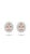Silver 18k Gold Diamond 0.59ct Semi Stone Stud Earrings, New For Sale - Image 8 of 8