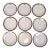 Set X 9 the Everglades Club Palm Beach Salad Plates For Sale