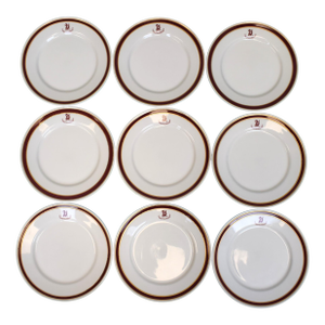 Set X 9 the Everglades Club Palm Beach Salad Plates