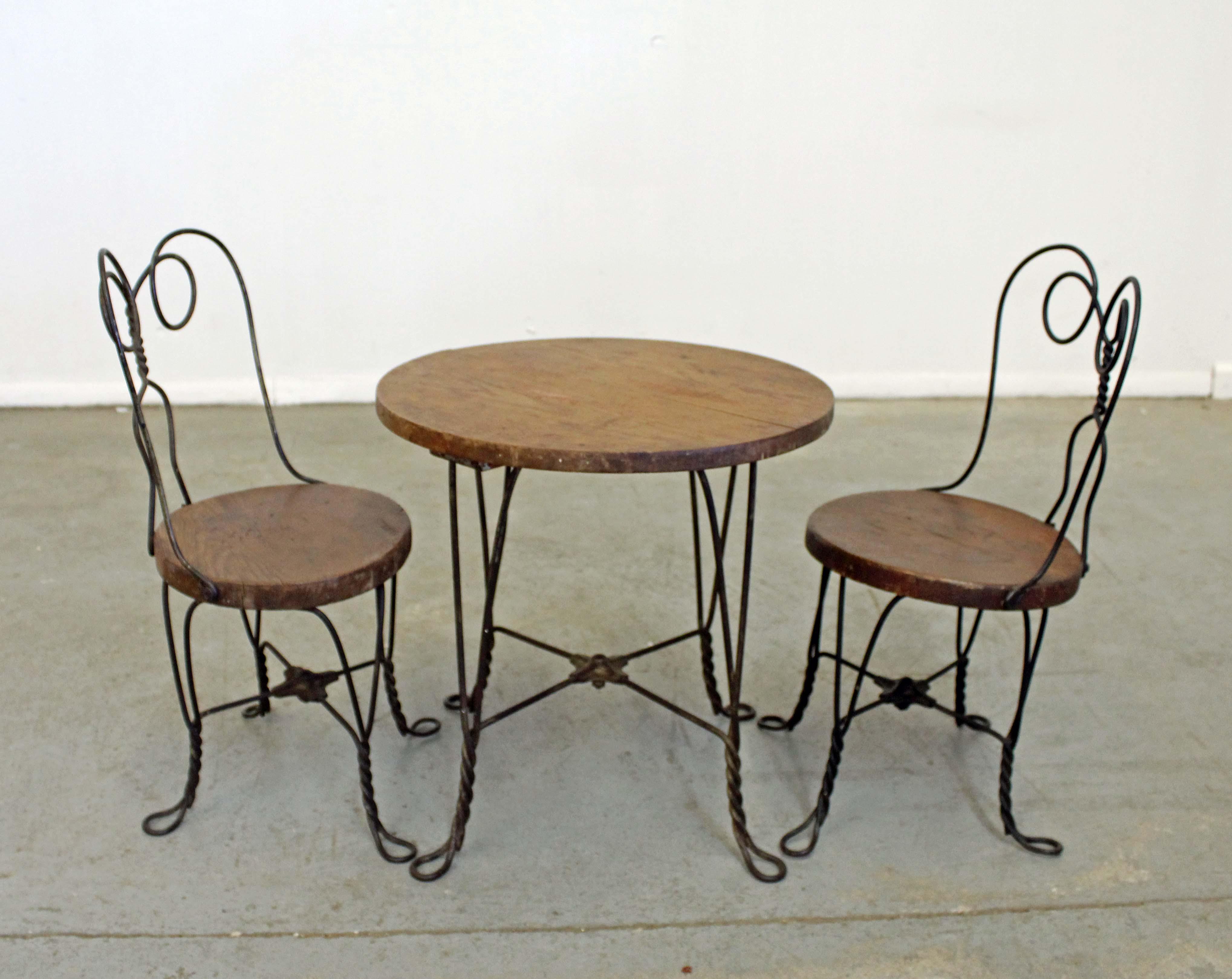 antique childrens table and chairs for sale