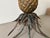 Polychrome Iron Pineapple Coffee Table with Glass Top, 1900 For Sale - Image 3 of 18