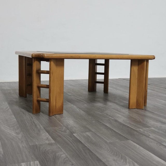 Low Mid-Century Coffee Table attributed to Afra and Tobia Scarpa, 1960s For Sale - Image 14 of 16