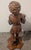 36 inch vintage, wood carved floor statue, girl with tray. Made in Italy circa 1960. Excellent vintage condition.