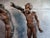 Metal The Diving Lesson - a Pair of Early 1900s White-Metal Figures For Sale - Image 7 of 8