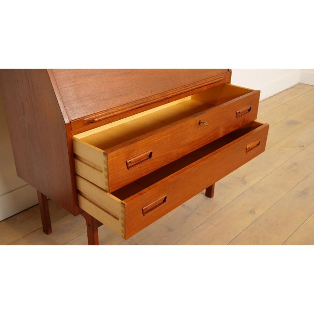 Vintage Teak Secretaire by Arne Wahl Iversen For Sale - Image 16 of 18