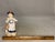 Antique German Bisque Figurine Spill Vase: Victorian Lady with Fan For Sale - Image 9 of 10