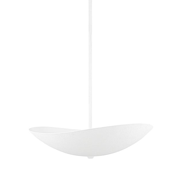 Hudson Valley Lighting Fabius 24 in. 6 Light Pendant in White Plaster Finish For Sale