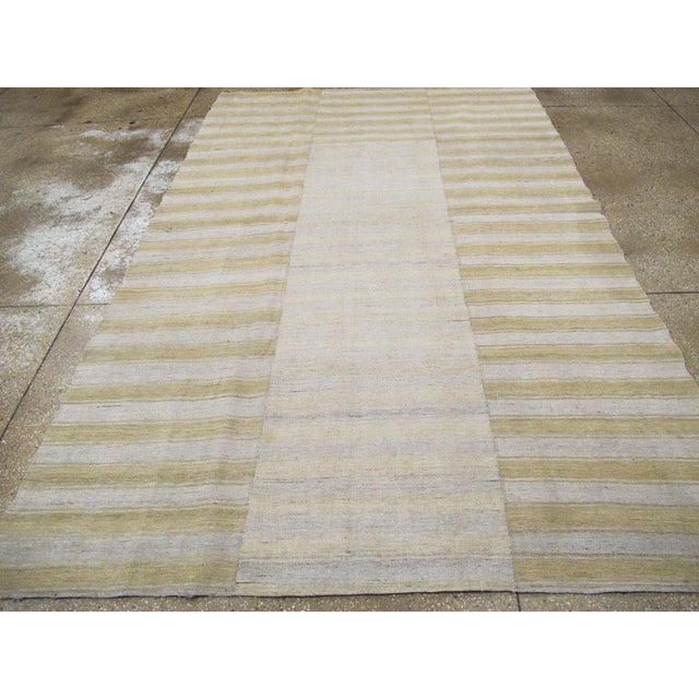 Late 20th Century Galerie Shabab Collection Late 20th Century Turkish Flatweave Rug For Sale - Image 5 of 10