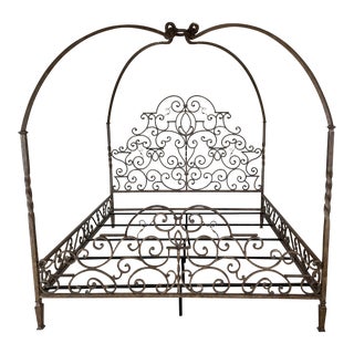Horchow Tuscany Canopy King Bed For Sale