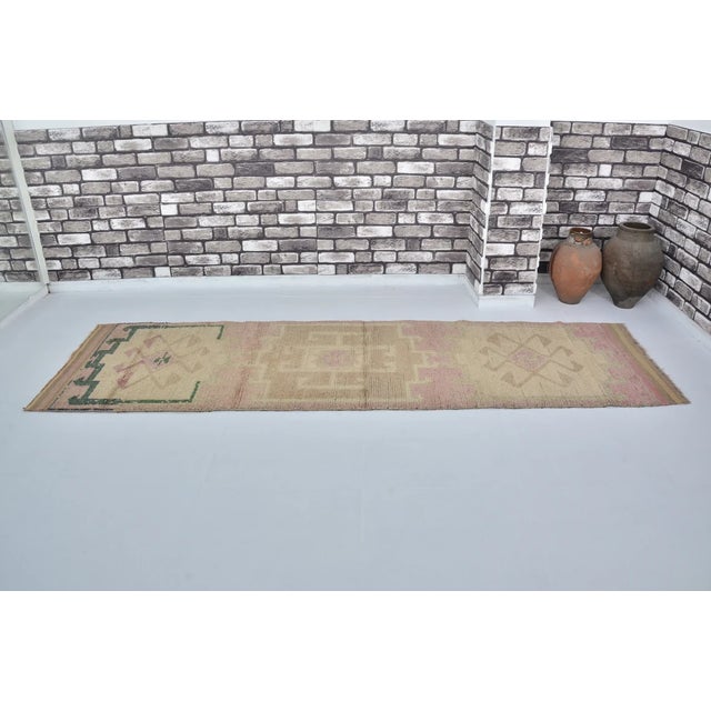 Turkish Mid 20th Century Home Living Decor Wool Carpet For Sale - Image 3 of 10
