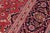 1980s Antique Persian Red/Blue Wool Rug - 8'1'' X 10'11'' For Sale - Image 5 of 10