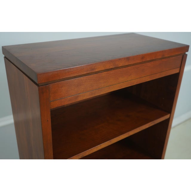 Pair of Stickley Cherry Open Bookcases For Sale In Philadelphia - Image 6 of 11