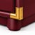 Wood Professionally Refinished 1970s Drexel Accolade Campaign Buffet / Sideboard - Custom Luxurious Wine Burgundy For Sale - Image 7 of 10