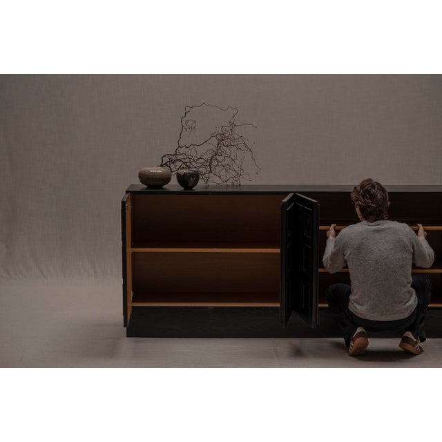 Brutalist Vintage Belgian Brutalist Sideboard, 1970s For Sale - Image 3 of 18