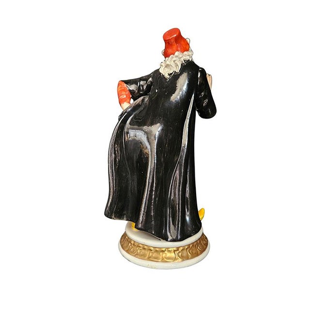 1980s Porcelain Pantalone Sculpture, 1980s For Sale - Image 5 of 9