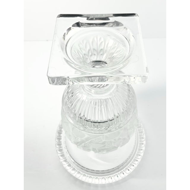 Godinger & Shannon Crystal “Athena” Large Crystal Flower Urn Statement Vase For Sale - Image 11 of 12