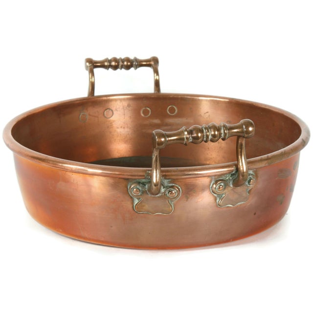 Large Antique French Copper Wash Basin Chairish