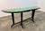 Italian Mid-Century Black Lacquered Wood and Green Glass Console, 1950s For Sale In Los Angeles - Image 6 of 6