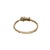 Concrete Jungle Chic - Fierce Leopard Bangle W Diamond Accents in 14k Solid Gold For Sale In Columbus - Image 6 of 9