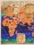 1956 French World Map Poster - Chocolat Menier, Le Tour Du Monde en 120 Images, Grand Concours For Sale - Image 4 of 5