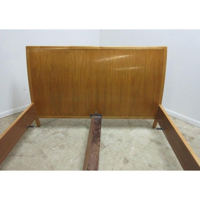 Vintage Baker Furniture Charles Pfister Primavera Queen Size Headboard Bed For Sale - Image 4 of 7